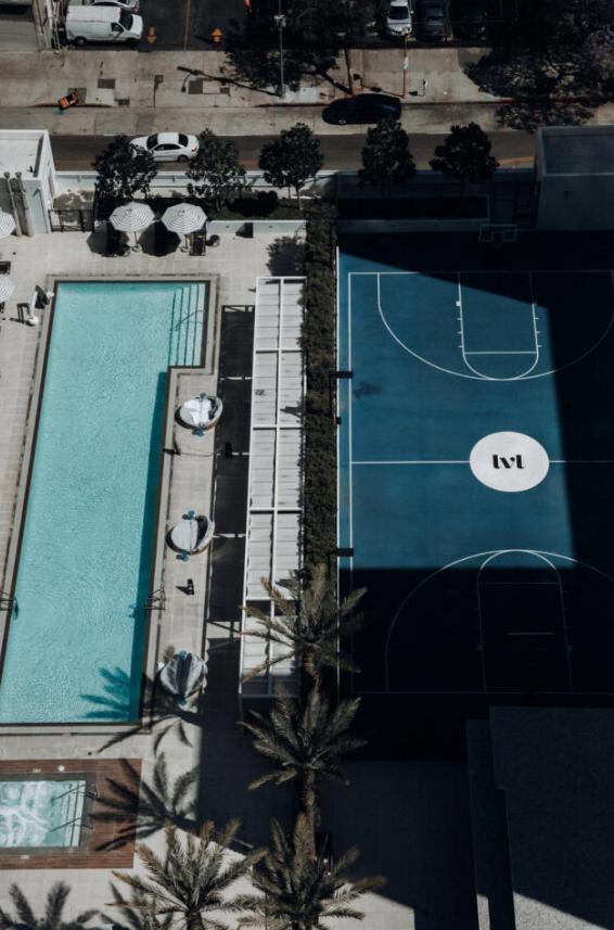 Level Downtown La South Olive Hotel Los Angeles Bagian luar foto