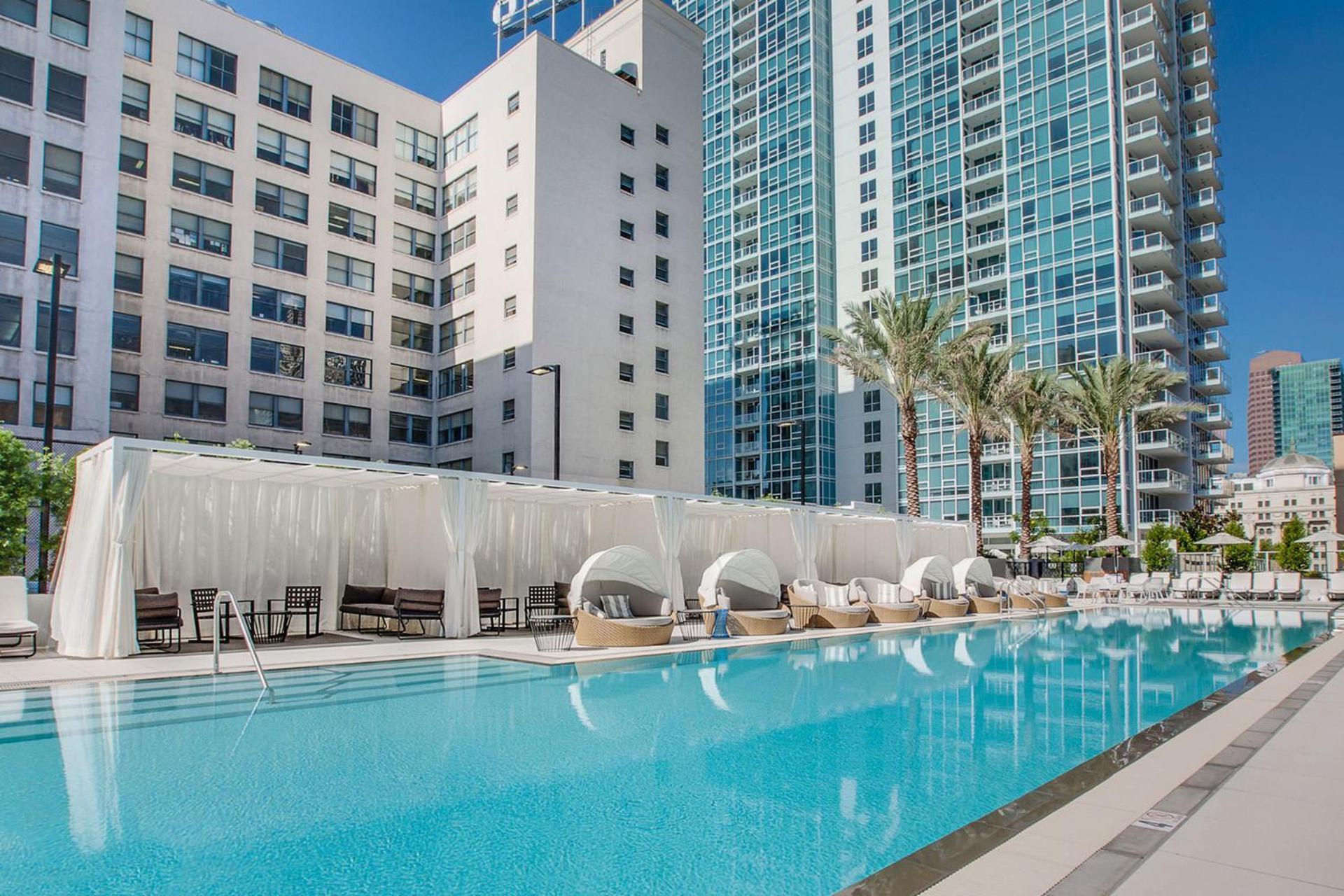 Level Downtown La South Olive Hotel Los Angeles Bagian luar foto