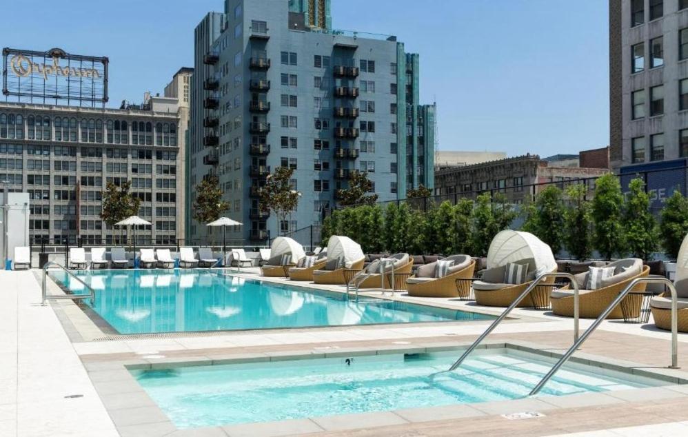 Level Downtown La South Olive Hotel Los Angeles Bagian luar foto